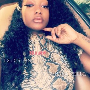 Cropped Snake skin top